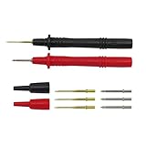 Fenteer テストプローブ　2セット　絶縁　バナナプラグ　マルチメーター用　ニードル　ピアス　