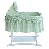 ラモントLimitedホームBassinet、半分スカート、セージ