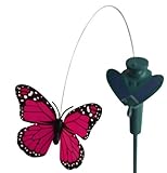 Solaration 7002 Solar Yard Stake Fluttering Butterfly, Solar or Battery Powered [並行輸入品]