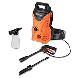 DEKO 高圧洗浄機 サイレント 110V(50-60Hz)　日本地区用　充電式　高圧ホース接続 10.5MPa　車用　