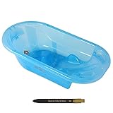 [Baby Camp] European Style Baby Bathtub AMB500 (ヨーロッパスタイルのベビーバスタブAMB500) + 無料ギフト (ボールペン) [海外直送品] (ブル