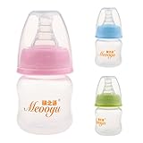 Lovoski 乳母ボトルセット　　60ml　　ドリンク　給餌ミルクボトル　　ピンク　ブルー　グリーン　新生児