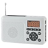 F.R.C. エフ・アール・シー FIRSTCOM 日本製 防災用ラジオ FC-W118RD (O) 手回し充電・ソーラー充電機能 2000mAhバッテリー内蔵