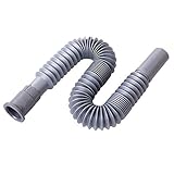 Bartram 流し排水栓ホース 流し台用ホース 下水管 配管・排水用備品 耐劣化 防臭 防虫 調節可能 88cm