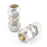 uxcell　クイックカプラー　クイックカプラージョイントコネクタ　六角ブッシュ　ストレート　2個　12mmエアホース用