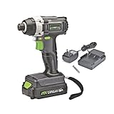 Genesis GLID20A 20V Lithium-ion Cordless Impact Driver Grey/Black/Green [並行輸入品]