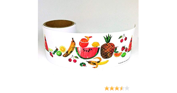 Amazon はらぺこあおむし 壁紙トリム くだもの 壁紙