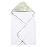 Trend Lab Sea Foam Dot Hooded Towel, Sage by Trend Lab