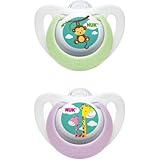 [ヌーク]Nuk 新生児用　おしゃぶり　2個セット 0ヶ月～2ヶ月❤ウルトラソフトシリコン❤ [並行輸入品]