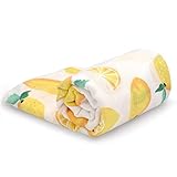 Bebiwaおくるみ ベビーブランケット モスリンコットン 授乳ケープ プレイマット 可愛い 保温 吸水 速乾 出産祝いにおすすめ 120 * 120cm