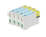 【Ecolink】EPSON エプソン IC6CL50対応 ICLC50 ライトシアン 単品4個セット IC50系 互換インクカートリッジ