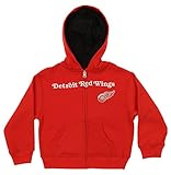 NHL Little Kids DetroitレッドWings statedフルZipパーカー Small (8) レッド
