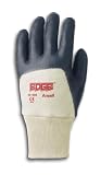 Ansell Edge 40-400 Foam Nitrile High Temperature Glove, Palm Coated on Interlock Knit Liner, Large, 