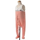 (プチバトー) PETIT BATEAU BEBE ベビー ノースリーブボーダーロンパース 35317 70 LAIT MULTICO 12M [並行輸入品]