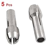 uxcell コレット 電動 グラインダー 修理 電動グラインダーパーツ　3mm　5個 ステンレス鋼