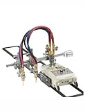CGoldenWall CG1-100 New Semi-automatic Double Torch Gas pipe Cutting Machine Cutter 110V/220V