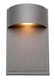 Artcraft Lighting AC9034GR Fontana Outdoor Wall Sconce, Black [並行輸入品]