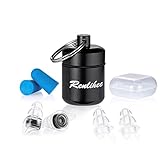Renlihee 耳栓 防音 安眠 高性能 水洗い可 高通気性 メディカルグレード素材 2サイズセット 聴覚保護