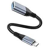 Type-C 変換アダプタ USB C 変換アダプタ タイプC USB3.0 OTGケーブル 5Gbps高速データ転送 USB C (オス)- USB A(メス) Type-C端末とType-A機器接続 18CM
