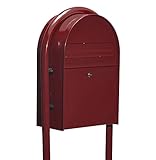 （メイファ）ME-FA 郵便ポスト mail box メイファ アンバー 前出し＋ラウンドポール ボルドー