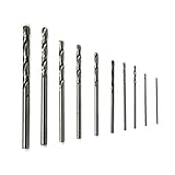 AngelaKerry 極細 ミニサイズドリル 小径ドリル セット 10本セット [並行輸入品]