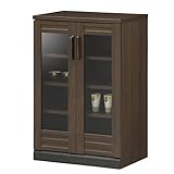 白井産業 【SHIRAI】 ガラスキャビネット 和風ティスト 和暮(ワグラシ)  WGR-8555G