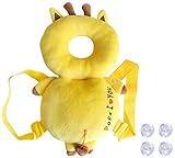 赤ちゃん 乳幼児用 ごっつん防止 後頭部を保護 安全パッド で 衝撃吸収 やわらか リュック (きりん)
