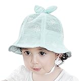 赤ちゃん 帽子 ベビー 夏 日よけ バケツハット 幼児 女の子 男の子 あごひも付き リボン付き 紫外線対策 UVカット チューリップハット 肌触りいい 通気性 かわいい ファッション小物 6ヶ月～2