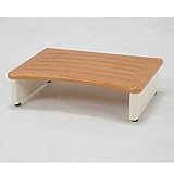 返品可 レビュー投稿で次回使える2000円クーポン全員にプレゼント 直送 萩原 玄関踏み台（ナチュラルホワイト） VH-7932NW-45 4934257238243 【代引き不可】 【インテリア 収納・ケース・ラック】