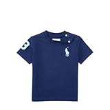 ポロ ラルフローレン ビッグポニー・コットン半袖Ｔシャツ[ネイビー＆ライトブルー](男の子12～24か月用)24Mサイズ [並行輸入品]