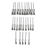 25個入りセット 真鍮ブラシ ロータリー工具 真鍮製 スチール ブラシ 研磨用 ホイール 5mm 6mm 8mm