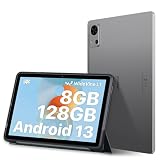 タブレット 10インチ 4G SIMフリー UMIDIGI G5 Tab 8GB RAM+128GB ROM 1TB拡張 シムフリー Android13 WideVineL1 タッチペン 8コア UNISOC T606 4G-LTE 8MP+13MPカメラ BT5.0 6000mAh大容量バッテリー 顔認証+GMS認証+FMラジオ+GPS付き+無線投影 PC（グレー）