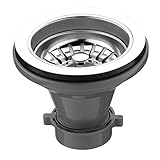 Yosemite Home Decor SSS114 Stainless Steel Strainer Drain Basket, 4-1/2-by-3-3/4-by-4-1/2-Inch, Sati