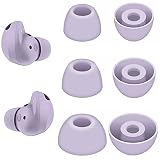 A-Pcas イヤーピース Galaxy Buds 2 Pro用イヤーチップ S/M/L 3ペア シリコン製 ボラパープル