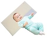 anti-spitミルクベビーベッド枕ウェッジInfant RefluxレジューサNasal輻輳レジューサ高密度スポンジ枕新生児ステレオタイプBaby Sleep Positioner withコット