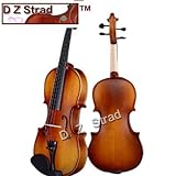 D Z Strad Violin Model 100 with Solid Wood 3/4 with Case Bow and Rosin (3/4-Size) [並行輸入品]
