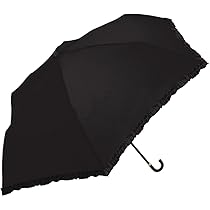 Amazon.co.jp: クラックス 日傘 折傘 50cm 晴雨兼用 フリル