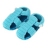 Candykids ベビーサンダル ニット靴 赤ちゃんサンダル 新生児 子供用 ベビーソックス超可愛い室内用ベビーシューズ (室内用シューズA)