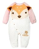 C-Princess ベビー 赤ちゃん 新生児 幼児 女の子 動物 カバーオール ロンパース ジャンプスーツ 肌着 コスチューム 子供服 前開き 長袖 かわいい 出産祝い グリーン 90