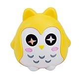 キュートイエローフクロウ貯金箱ウェディングXmasクリスマス誕生日バレンタインギフト