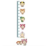 COFFLED高さ測定壁デカールステッカー、rich-designカラフルキッズ成長チャート壁飾り