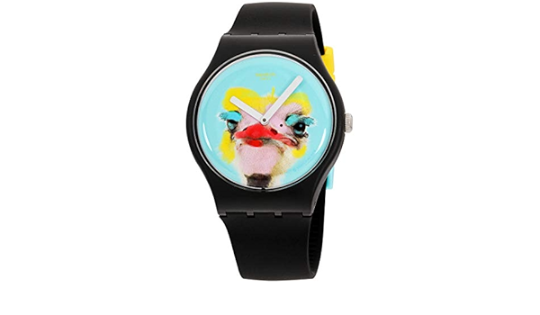 Amazon.co.jp: Swatch スウィートダイアル シリコンストラップ メンズウォッチ SUOB159 : Wrist Watches