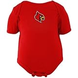 クリエイティブニットウェアUniversity of Louisville Cardinals新生児赤ちゃんボディスーツ レッド