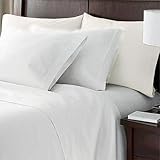Kensington Court Luxury Linens Cotton 6 Piece King Sheet Set (400 Thread Count) White [並行輸入品]