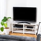 ローボード・テレビ台テレビキャビネットオープンテレビキャビネット組立簡単幅80 cm×奥行30 cm×高さ41 cm 3段組立品可動収納 (ホワイトレトロ)