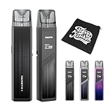 【2】 aspire Favostix 2 POD kit アスパイア ファボスティックス 2 ＋FlavorKitchenオリジナルミニポーチ/VAPE（ベイプ） スターターセット 電子タバコ (Ice Black)