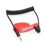 DRRI 3.5mm リモートシャッターリリースケーブル Canons 7D 6D 5D mkIII 5D、50D、40D、30D、20D、10D、R3、R5 C、R5、1D X Mark III、1D X Mark II、1D X Mark II、1D X、1D C、1Ds Mark III用