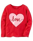 Carter's Baby Clothing SHIRT ベビー・ガールズ カラー: レッド