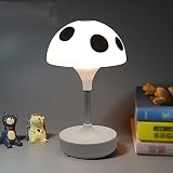 xiyunhanナイトライトかわいいモダンタッチMushroom Night Light USB充電式LED装飾夜ライトギフトAtmosphereギフトランプホワイトピンクブルー ホワイト