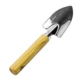 Toil in the Soil Hand Held Mini Trowel - Ash Handled Stainless Steel Tillers [並行輸入品]